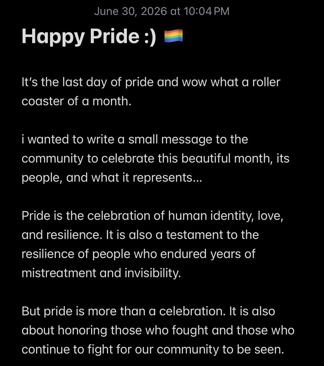 chellopractice's tweet photo. I dont usually do this but! Happy Pride #PRIDE_2026 #PrideMonth https://t.co/fZy47XjGjC