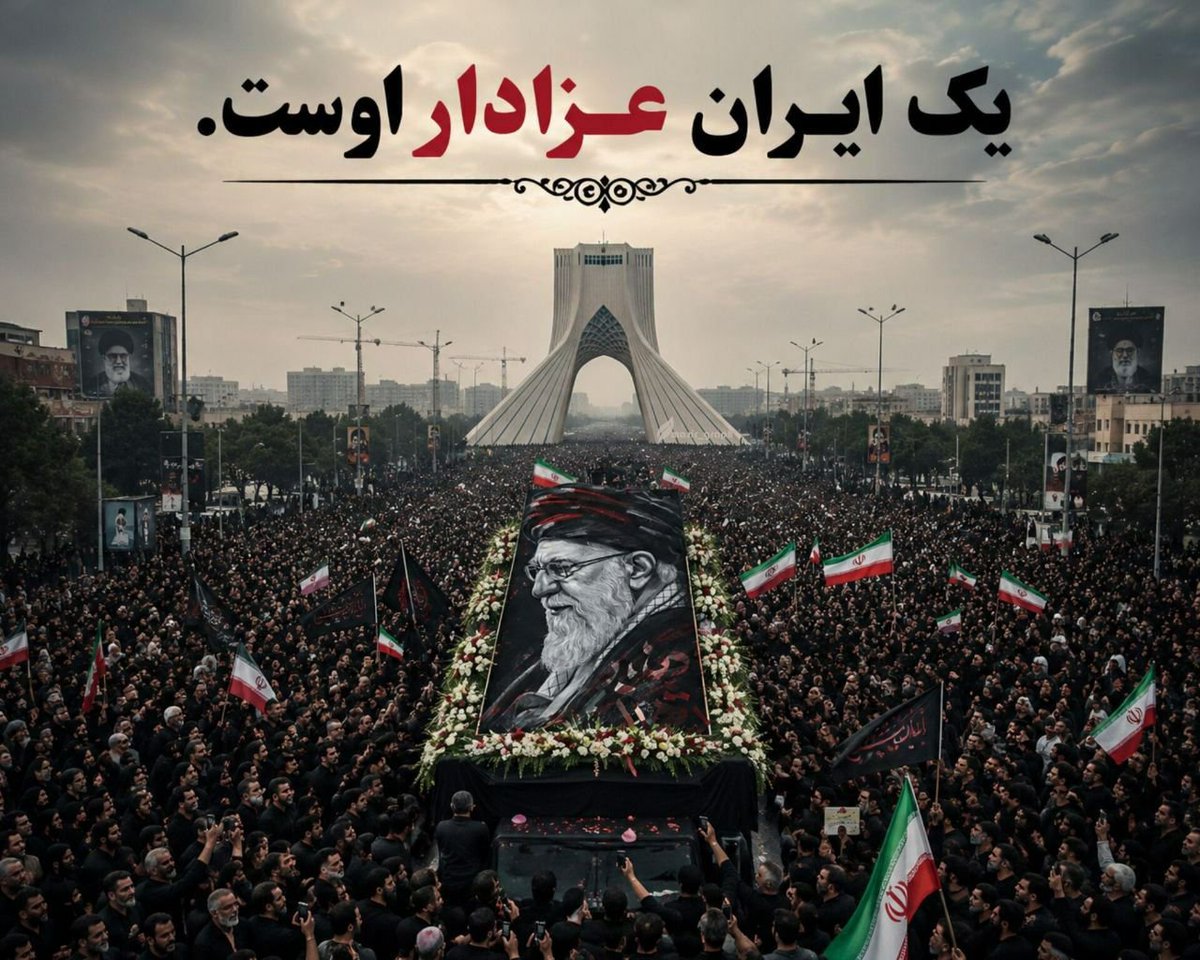 Mobina___1390's tweet photo. تو پدرِ مهربانِ تمامِ ما بودی، از کوچه‌های محروم تا خیابان‌های شهر،یک ایران عزادارشماست
 #باید_برخاست
 #خمینی_مشهد https://t.co/fITkINMLrO