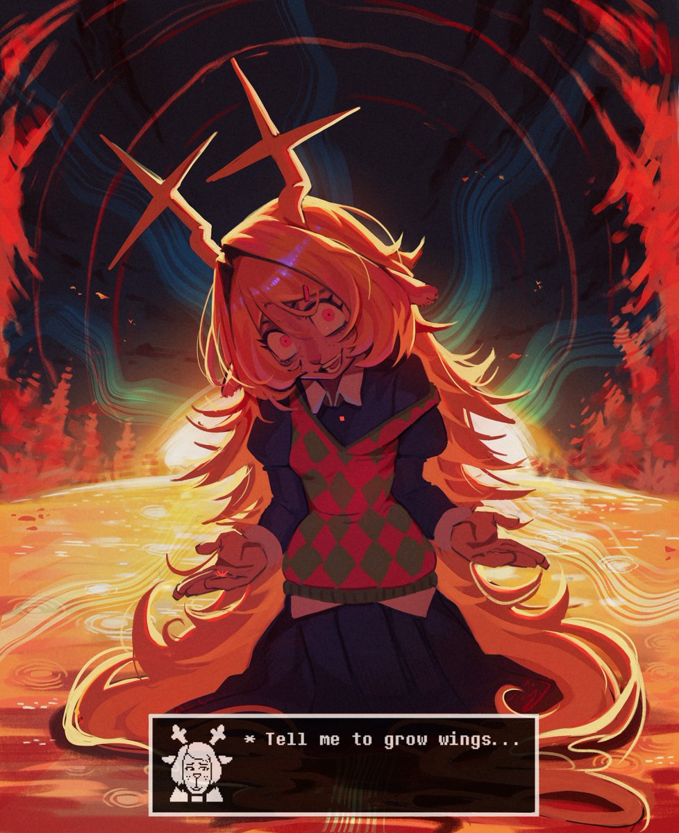 Yos_ev666's tweet photo. The Lake.
#deltarune #deltarunespoilers https://t.co/CjY8EztRDu