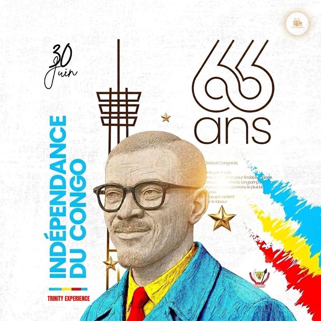 TrinityExper's tweet photo. đšđ© 66 ans dâindĂ©pendance, 66 ans dâhistoire, de courage et dâespĂ©rance.
En cette journĂ©e mĂ©morable, Trinity Experience souhaite une excellente fĂȘte de lâindĂ©pendance Ă tout le peuple congolais.
đšđ©â€ïž
#TrinityExperience #LeLuxeDansChaqueDétail #RDC66 #Paix #Uni
#Indépendance https://t.co/Tk4zCLRxoA