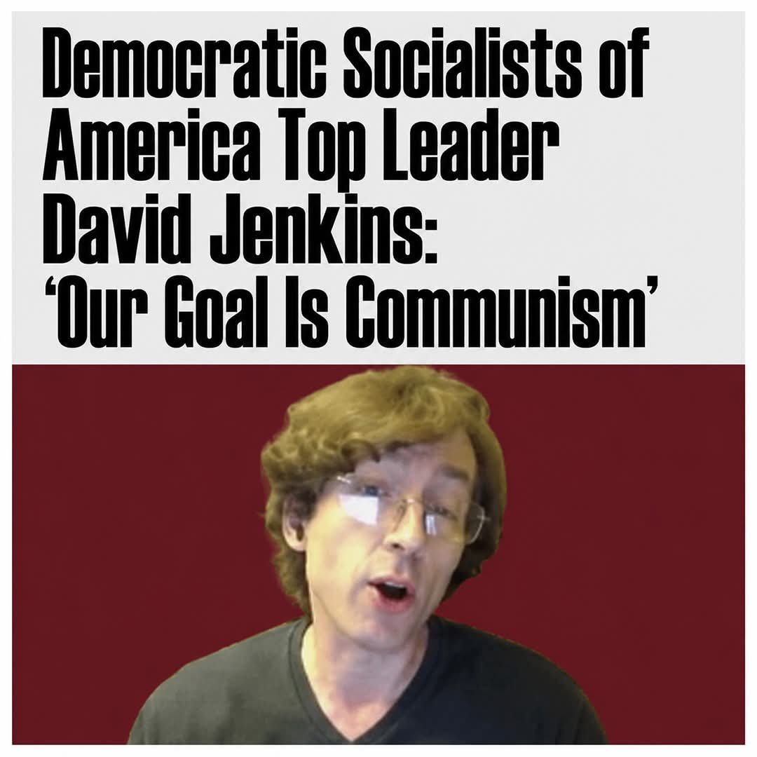dcopechatter's tweet photo. 👀 🤨 Anyone who thought the Democratic Socialists of America were just pushing “fairness,” “equity,” or a slightly bigger welfare state have not been paying attention.

Democratic Socialists of America leader David Jenkins just said the quiet part out loud.

JENKINS: “I mean, our goal is liberation. Our goal is Communism.” 🤔

There it is.

Not “democratic reform.”

Not “help for working families.”

Not “standing up to billionaires.”

Communism.

For years, the Left has tried to soften the language. They call it Democratic Socialism. They call it economic justice. They call it liberation. They wrap it in slogans about compassion and fairness, then act offended when anyone points out where the ideology actually leads. 👈 💯

But now, one of their own top voices has made the destination clear.

The goal is not to improve America. The goal is to transform America into something completely different.

And history has already shown the American people what Communism produces. 

It does not create freedom. It does not create prosperity. It does not lift people up. It concentrates power, punishes dissent, destroys incentive, and leaves ordinary people dependent on the political class that promised to save them. 👈 

That is why this matters.

This is not just some fringe academic theory being kicked around in a college classroom. 

The DSA is now a leading influence inside the Democrat Party. 

Its candidates win elections. Its ideas shape policy debates. Its language gets repeated by activists, mainstream media figures, and politicians who pretend this is all harmless.

It is not harmless!

When someone tells you their goal is Communism, believe them! 👈

The American people need to pay attention before these ideas move from slogans to policy, from policy to power, and from power to control.

Because once a movement admits its goal is Communism, the question is no longer whether critics were exaggerating.

The question is why anyone would still pretend not to hear it. 🤔 
(Source: Internet video)