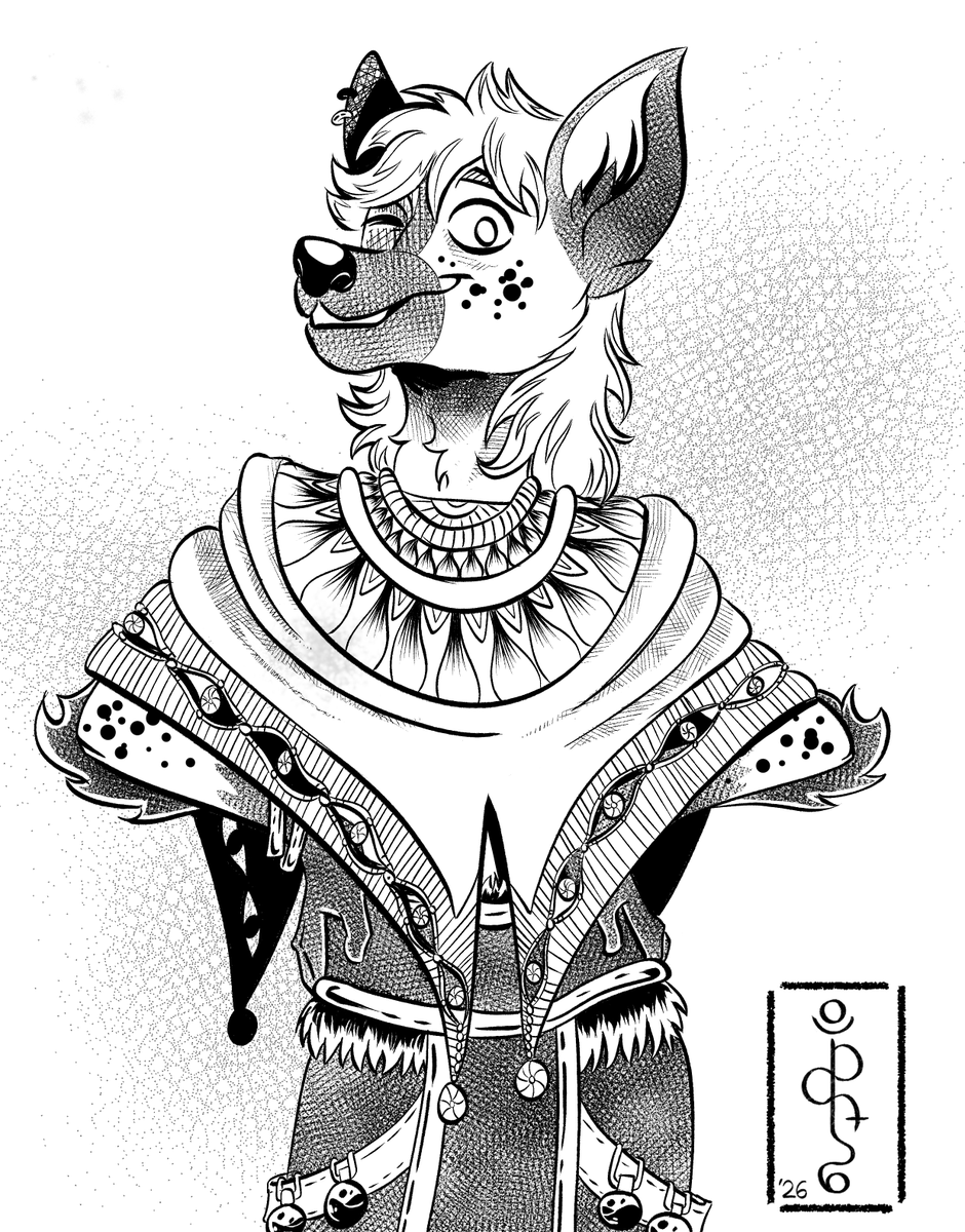 sc4ttrbraind431's tweet photo. Nate the Hyena Ink Art commission for @kniftynateee  ✨ https://t.co/EtQIbM7qSg