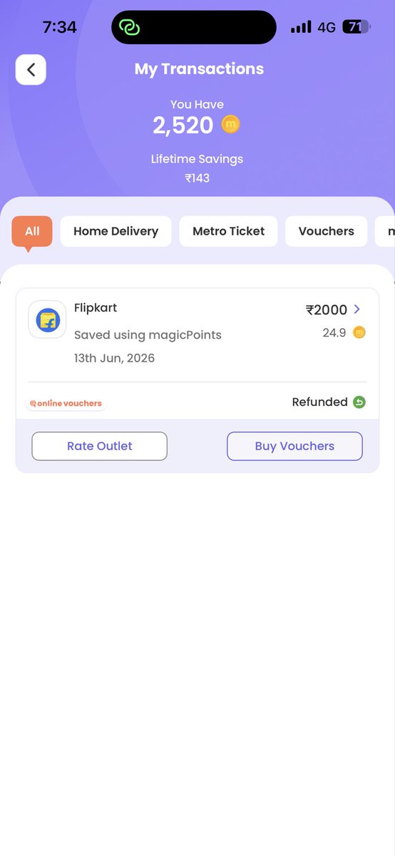 Naresh4026's tweet photo. @mymagicpin @CareMagicpin what a great application to use,even there is issues no option for user to raise a query,you guys think only two issues will come with voucher woah great thinking👏🏻,it’s near to 1m still money is not returned #worstapp #worstservice @jagograhakjago https://t.co/N3UJ6CD33w