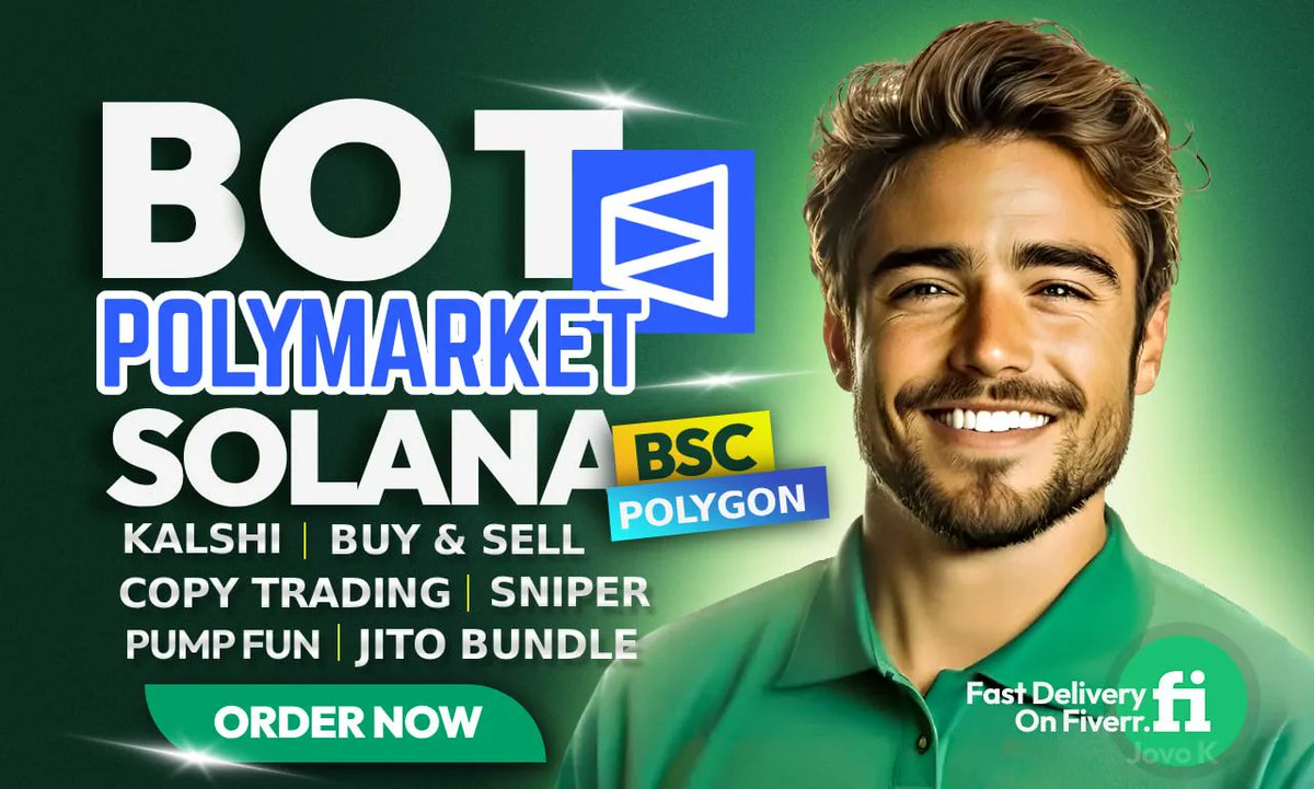 ruposhamin's tweet photo. Are you looking for a lightning-fast, reliable, and optimized Solana bot?
Get High-Performance Solana Bot Development service!
Tap to order: https://t.co/RrQcQ4iE2X
#solanabot #solana #blockchain #cryptotradingbot #polymarketbot #volumebot #tradingbot #bot #crypto https://t.co/dwum47oeUQ