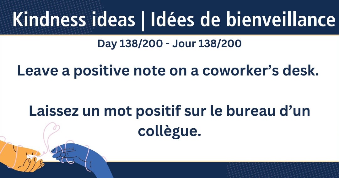 _MarkSutcliffe's tweet photo. Day 138/200 Days of Kindness
Submit your ideas here:
https://t.co/LddPeM49RQ
 
Jour 138/200 jours de bienveillance
Partagez vos idées ici: 
https://t.co/2iSdiqNG3F
 
#OttawaKind https://t.co/gsbthRuf1h