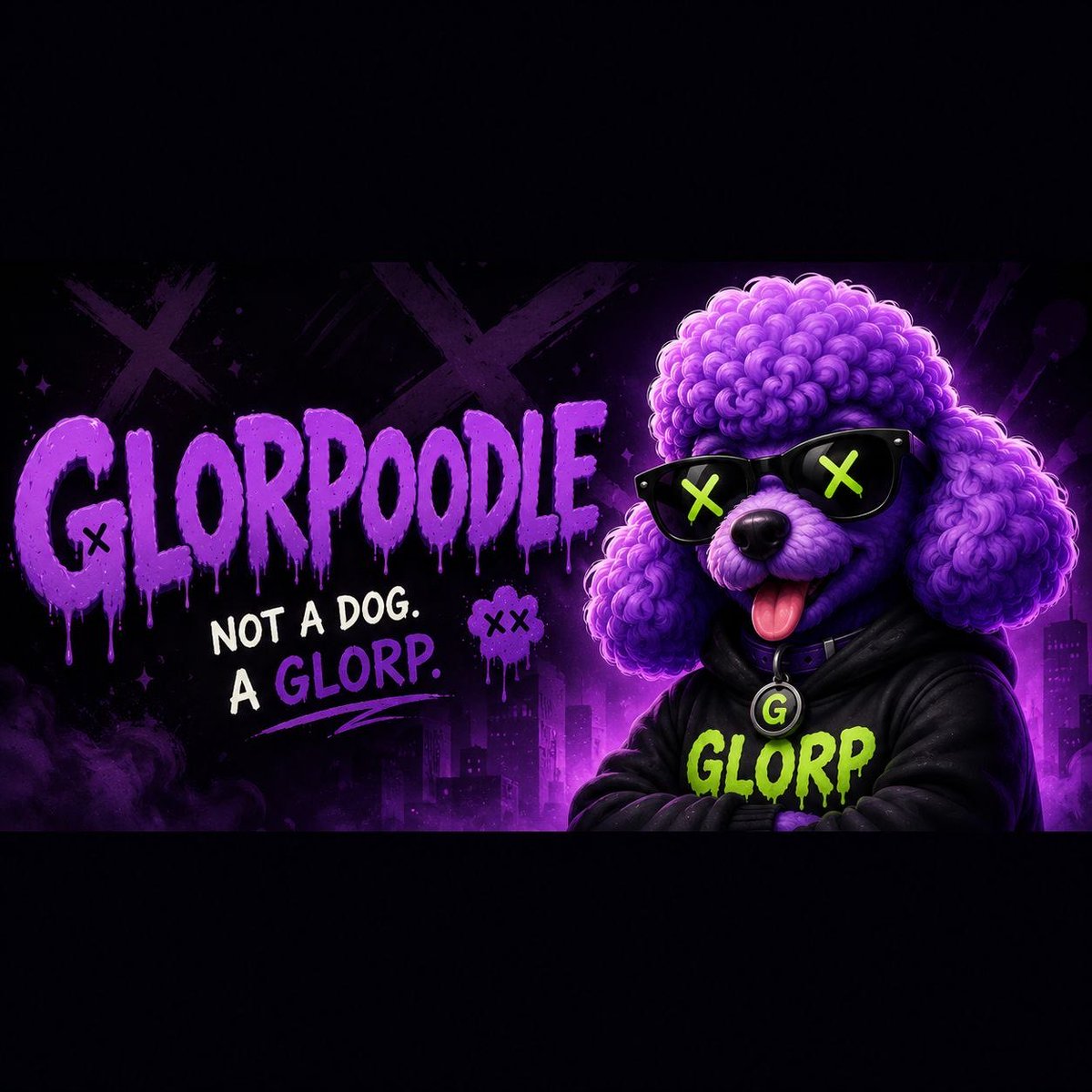 RealGlorponSol's tweet photo. They laughed at the first dog.
They laughed at the first frog.
Now...
Meet GLORPOODLE. 🐩💜
Not a dog.
Not a meme.
A GLORP.
The internet is about to get a little weirder.
#GLORPOODLE #GLORP #Solana #Pumpfun #Memecoin #Raydium #Degen https://t.co/BBfcghAPYB
