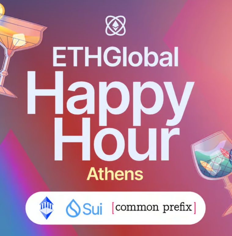 ETHGreeceHQ's tweet photo. We're teaming up with @ETHGlobal and @CommonPrefix to host a Happy Hour event in Athens!

On Thursday, July 16th, at 20:00, we're looking forward to welcoming you all to SuiHub, which will be hosting us for the evening.

RSVP👇
https://t.co/XZolBtNbVV https://t.co/Lx2rxVcHCR
