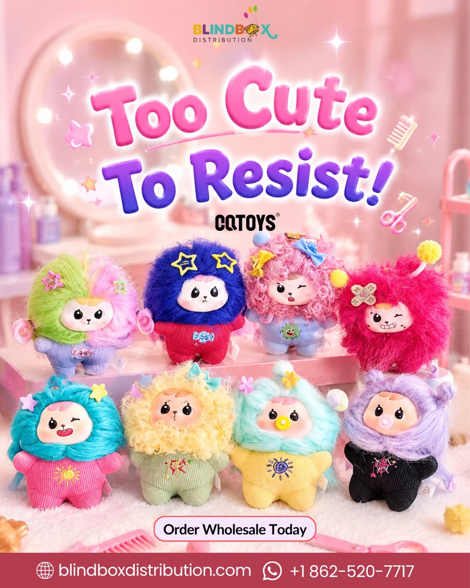 BlindBoxUSA's tweet photo. Too cute to resist. 💖

Add a collection that catches attention, sparks curiosity, and keeps customers coming back for more.

📦 Wholesale inquiries welcome.

#BlindBoxDistribution #BlindBox #PlushCollectibles #RetailToys #CuteCollectibles https://t.co/yxBfL3ZXO9