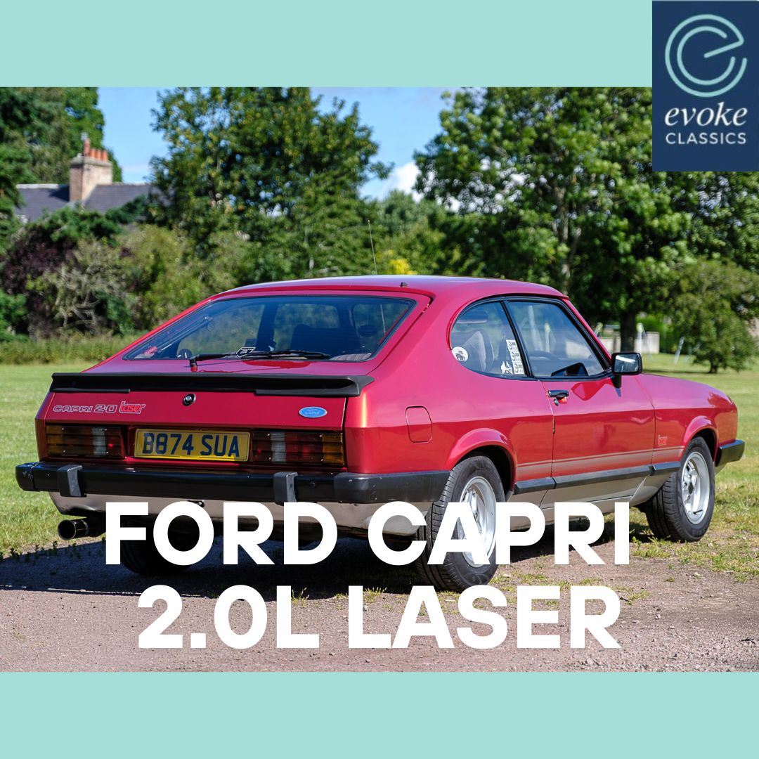 EvokeClassics's tweet photo. LIVE AT AUCTION
1984 Ford Capri 2.0 Laser
https://t.co/LYFMNAhMqq
Previously restored example
Approx.82,000 miles showing
Extensive recent mechanical expenditure
Desirable 'Laser' specification with RS alloys
MOT, Tax & ULEZ exempt
HPI Clear
#FordCapri #Capri #CapriLaser https://t.co/EkLPfgd0Fy