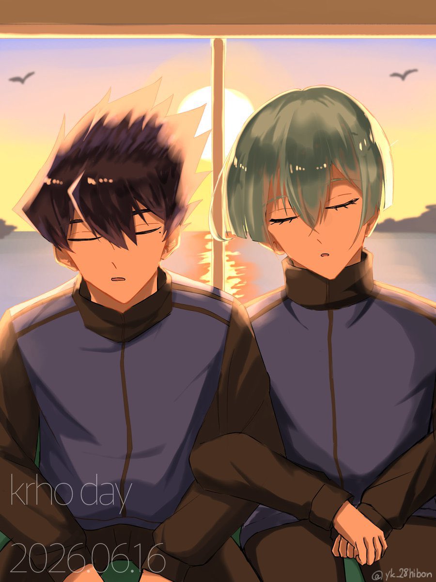 yk_28hibon's tweet photo. #今月描いた絵を晒そう
krhoの日、ウエハース、制服……この2人には色々ある月でした💙🩵
3期の続報もあったねー！！ https://t.co/64li9iu0Ch