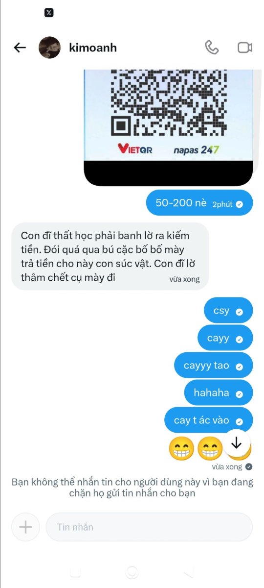 nhinhinee's tweet photo. Gặp con hãm này né vội cẩn thận lại scam cho https://t.co/R9JcgsghtP