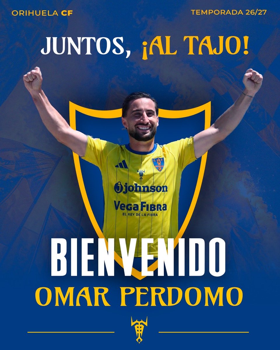 Orihuela_CF's tweet photo. 𝐎𝐌𝐀𝐑 𝐏𝐄𝐑𝐃𝐎𝐌𝐎 𝗲𝘀 𝗲𝘀𝗰𝗼𝗿𝗽𝗶ó𝗻. 🦂

El atacante canario se incorpora al Orihuela CF para aportar talento, creatividad y desequilibrio en la parcela ofensiva. 🔥

JUNTOS, ¡AL TAJO!💛💙 https://t.co/BfijMPS26g