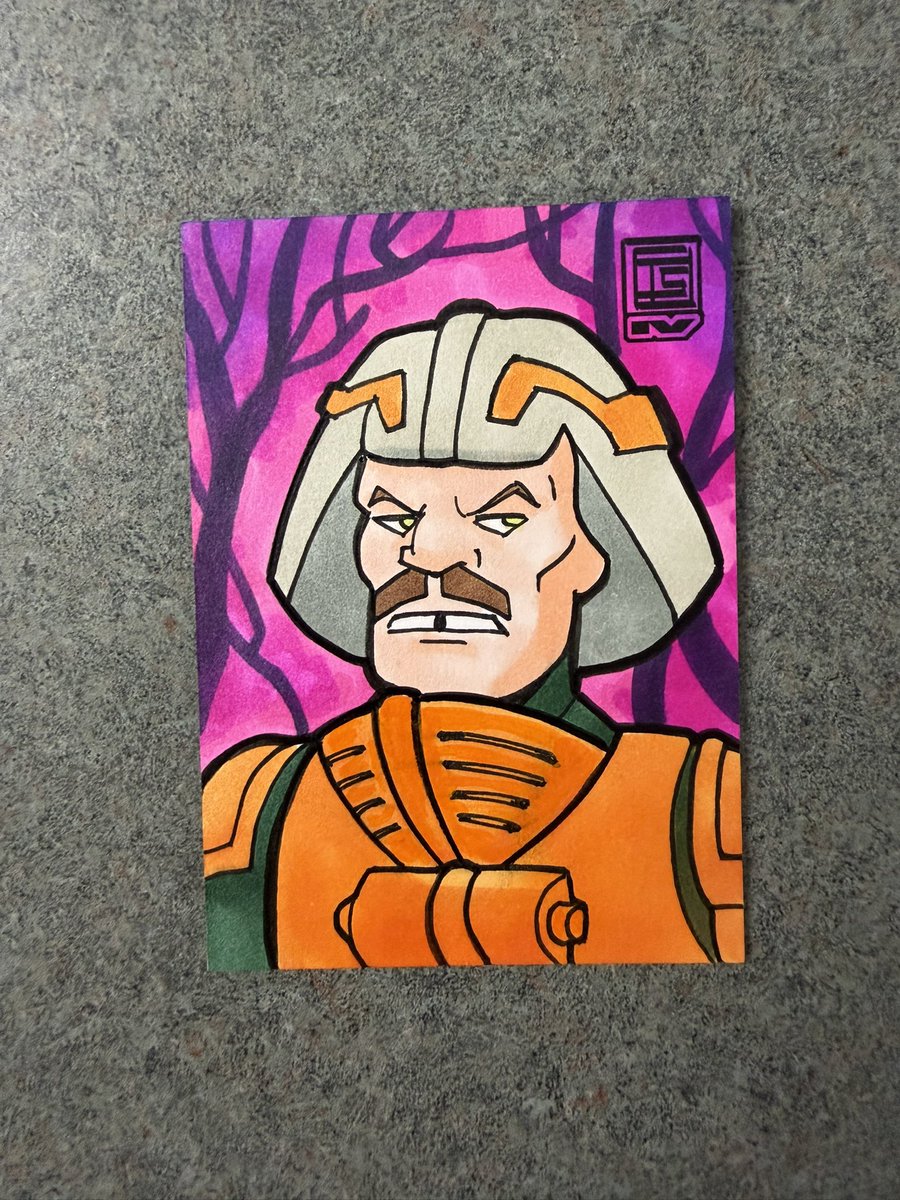 TimShinn73's tweet photo. Masters Of The JUNE-iverse ends today!
Bonus card
Murderface-At-Arms. Man-At-Muderface?
Up for grabs. $40 plus shipping. DM to claim.
Last day to get MOTU commission requests in.
#metalacolypse #murderface #motu #sketchcard https://t.co/8JdXuS9kAL