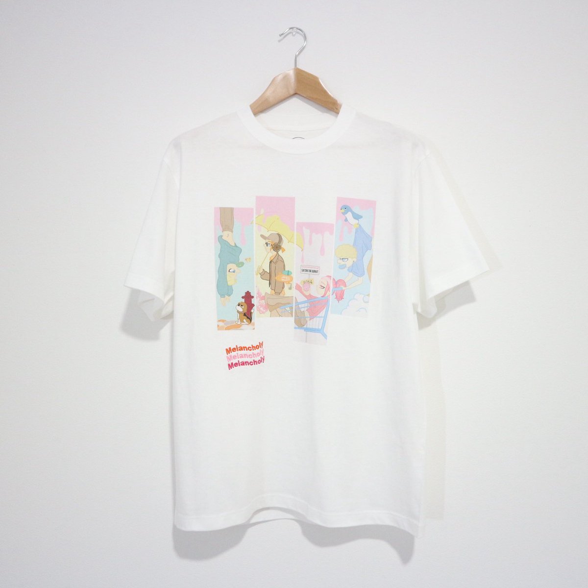SATOKI_IM_DONUT's tweet photo. 刺繍×プリント イラストTシャツ

オンラインストアで販売中🍩

https://t.co/sWyo75D1mf

#イラスト　#アパレル https://t.co/fpcPJ6ZZZa