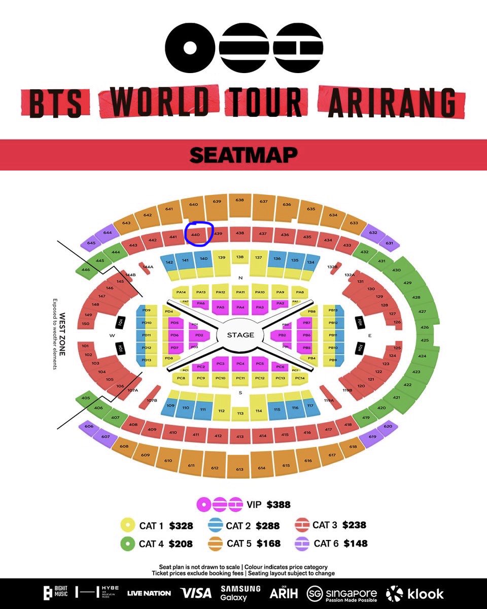 BeeaarIce's tweet photo. WTS 2 tix BTS in Singapore CAT 3 - Day 2 (19 Dec 26) Weverse Presale - Section 440

- SGD 300/ticket (Negotiable)
- side by side seat

DM if you��re interested or need additional proof

#BTS #BTS_ARİRANG #BTSinSingapore #BTS_WORLDTOUR_ARIRANG_SINGAPORE #BTSinSG https://t.co/TROJFV1C8R