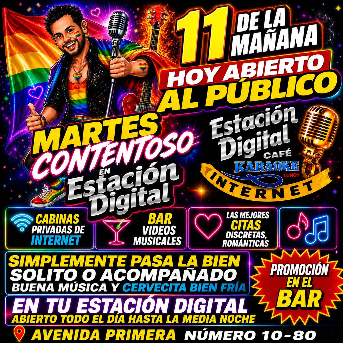 ESTACIONDIGITA's tweet photo. #sitiodeambiente #cucutagay #bargaycucuta #cucutapride #sitiodeambiente #cucuta #nuevosamigos #estaciondigital #solteroscucuta #cucutapride #pridecucuta #pride https://t.co/jD49YxWA02