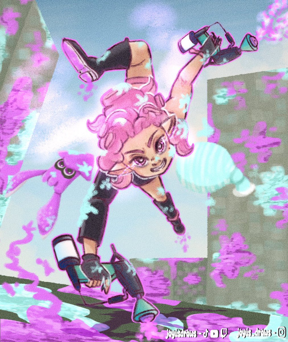 jayusdraws's tweet photo. Did someone ask for Splatoon girlfriends? No?? Well…you get them anyway 🤭🧡🤍🩷

#splatoon #wlw https://t.co/xItc9OBzva