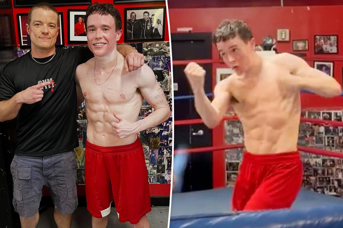 PageSix's tweet photo. Ripped Elliot Page bares insane abs after getting ‘hooked’ on boxing https://t.co/1FTOsUb4HW https://t.co/l8m0dgjPIJ