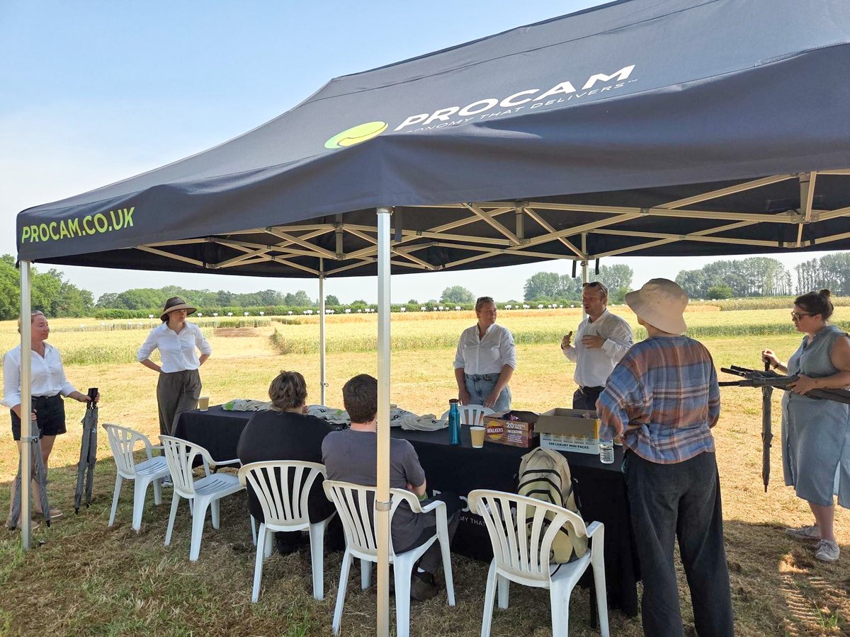 agindustriesUK's tweet photo. 🌱 Last week, representatives from CRD, @DefraGovUK and @NaturalEngland visited the @ProCamUK trial site to see the latest work in #cropprotection, #agronomy, crop nutrition, soil health and innovation.

A great opportunity for open discussion and knowledge sharing. #Agriculture https://t.co/ATwlq8pmHE