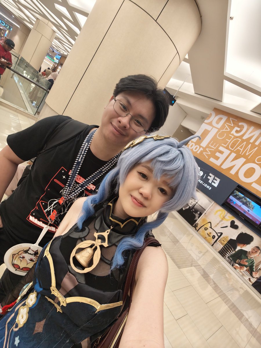 NatShera's tweet photo. Finally cosplaying in public for the first time at #chibicon event, last Saturday~ Got some absolute FIRE shoots too yeayy!! Super happy, super satisfied, just nice!!

(shout out to my #Pemaloe bf who has helped me a ton 🫶🏻)

#Ganyu #GenshinImpact #cosplay https://t.co/R7eLsX1WmC