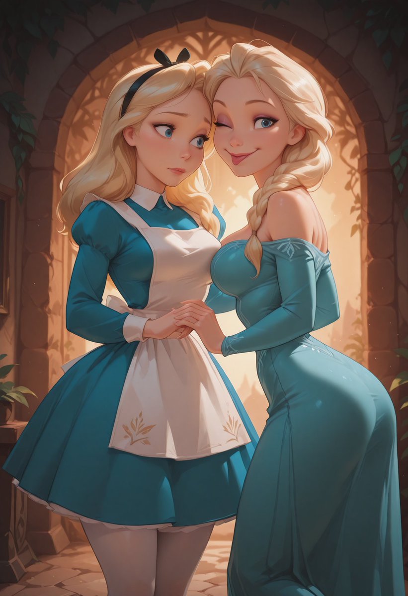 Popcorn_Sinema's tweet photo. Alice opens doors she was never meant to find. 🕰️

Elsa spends half her life trying not to open them.

One chases the impossible.

The other spends every day making sure it stays contained.

#AliceInWonderland #Frozen #Alice #Elsa #Fantasy https://t.co/Sh9yKIgJgP