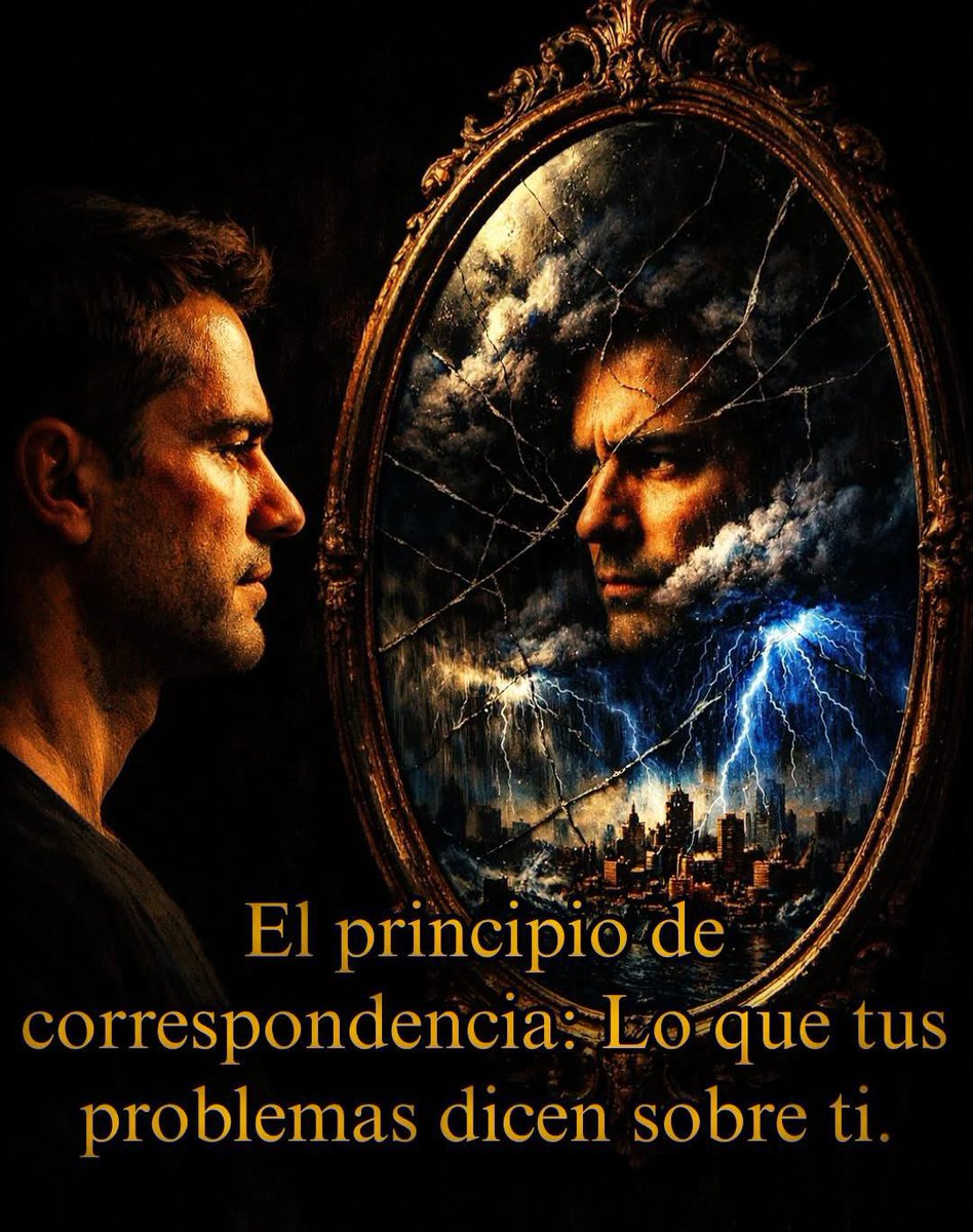 musicandsoularg's tweet photo. Los filósofos de la Antigüedad defendían una idea que sigue siendo incómoda: tu entorno material no es caótico ni aleatorio, sino que tiende a ordenarse según el estado de tu mente profunda. Cuando tu vida diaria está llena de conflictos recurrentes, desorden financiero o relaciones inestables, de nada sirve que intentes cambiar de ciudad, de trabajo o de amigos de forma superficial. Si no cambias la mentalidad que generó esos problemas en primer lugar, vas a terminar construyendo el mismo escenario destructivo en cualquier lugar al que vayas.

Casi todos cometemos el error de pelear contra las consecuencias en lugar de buscar las causas. Te enfocas en discutir con la persona que te trata mal, en estresarte por las deudas o en quejarte de la mala suerte, creyendo que el problema está afuera. Sin embargo, si analizas tu historia con honestidad, te darás cuenta de que hay patrones que se repiten una y otra vez con diferentes personas y en diferentes circunstancias. El denominador común en todos esos desastres eres tú, y ahí es donde debes empezar a trabajar.

El cambio real no se logra con discursos motivacionales ni con decretos optimistas, sino con autoobservación diaria y disciplina. Consiste en identificar cuáles son las creencias y los hábitos que te llevan a tomar las mismas malas decisiones siempre. Tienes que aprender a detenerte antes de reaccionar con el estómago ante una provocación, a analizar tus errores con frialdad y a corregir el rumbo de tus pensamientos cuando notes que te estás desviando hacia la queja o el resentimiento.

Retira tu atención del ruido de los demás y concéntrate en organizar tu propio espacio. Cuando logras tener una mente clara, metas bien definidas y la disciplina necesaria para cumplirlas sin buscar excusas, tus resultados en el mundo físico empiezan a cambiar de forma natural. No se trata de magia, sino de causa y efecto. Deja de pelear con lo que te rodea y asume el control del único territorio donde verdaderamente tienes autoridad: tu comportamiento presente.