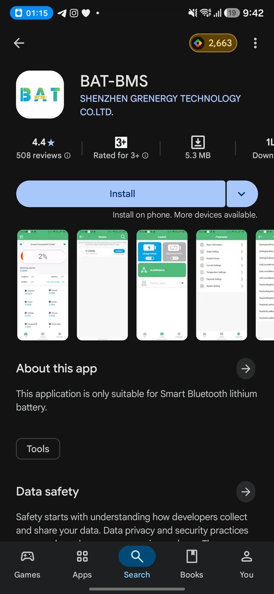 AmitWorldPeace's tweet photo. ⚠️ Chinese BAT-BMS App Can Reportedly Stop E-Rickshaws Mid-Ride

The BAT-BMS app is developed by a company Shenzhen Grenergy Technology Co., Ltd.

Reports claim the BAT-BMS app can connect to unsecured e-rickshaw BMS units via Bluetooth and turn off the battery output, cutting power to the vehicle.

If true, this is a serious public safety concern. Video's are Circulating on Social Media.

#ERickshaw #EV #BAT_BMS #China #India