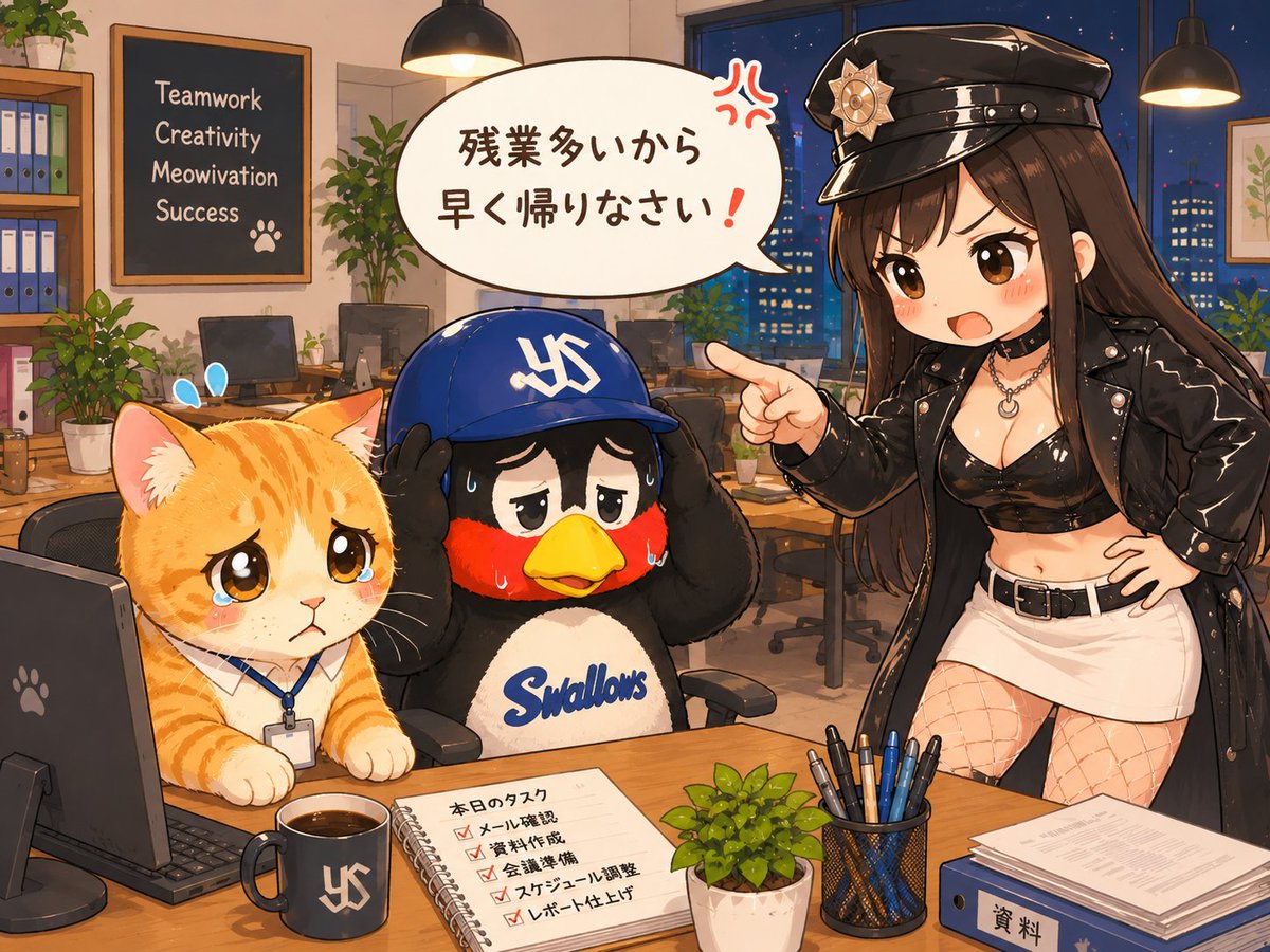 MoritonX's tweet photo. 今日もお疲れ様でした。月末だからつい頑張っちゃうけど無理せずやりましょ(*´ω`*) https://t.co/fmZ9xBa8WW