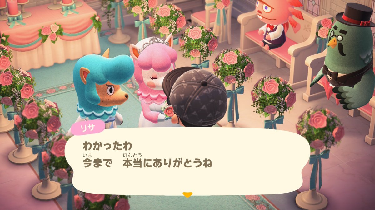 IndustringLab's tweet photo. 最後のおまけ:愛よ永遠に

カイゾー「このスタジオともお別れだな…」
リサ「そうね…もう本当にお別れね…」
カイゾー＆リサ「これからも愛は不滅だぜ!（よ！）」

カイゾーより

残り3枚も貼ろう…
オレ達は今から世界一周旅行へ行く。

今まで本当にありがとな！！

#ジューンブライド #あつ森 https://t.co/E3VVdfumwn