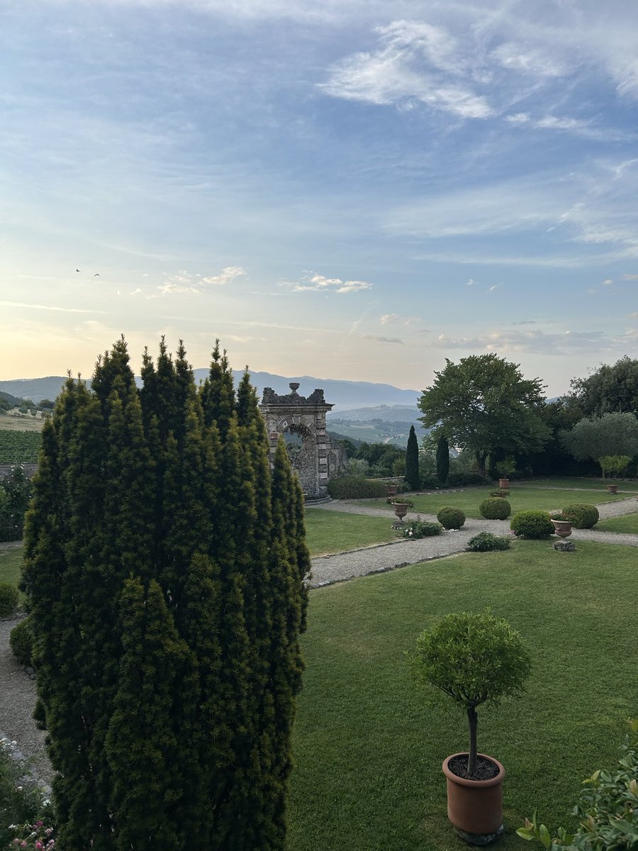 OldStPatsKC's tweet photo. Good morning from Gricigliano! Please pray for Ab. Mark who receives his 3rd Minor Order today!! https://t.co/E5blKyHu6F