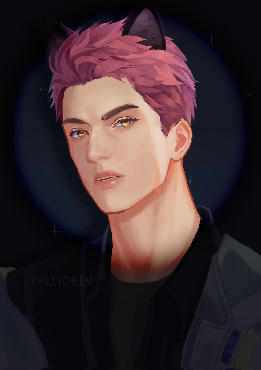 chillycheem's tweet photo. I was having fun experimenting and drawing him before I read the announcement 🥲

#valko #loveanddeepspace https://t.co/Pm8yCRpoTy