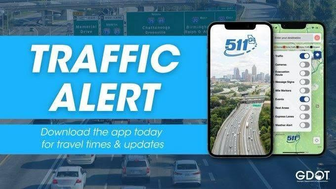 511Georgia's tweet photo. HENRY CO - Middle lane blocked on I-75 S before Bill Gardner Pkwy (mm 209) due to debris. Use caution in the area. #henrycounty 

Est. clear time: 11:30 am

Updates: https://t.co/XF5IEmi4PL https://t.co/Q60mU8fjAq