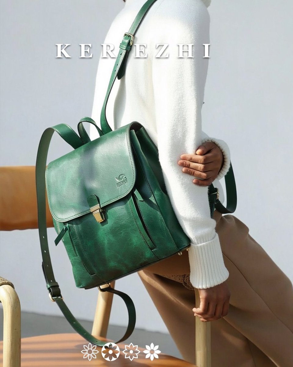 ezhi_ker's tweet photo. Green Leather Backpack for Effortless Style!

Some bags just hold your things. This one holds your presence. 🌿

Crafted and designed with love.

https://t.co/cnOYNBPMBp 

#KerEzhi #LeatherBackpack #LuxuryEveryday #StyleInMotion #CraftedLeather https://t.co/32vbBFL7DW