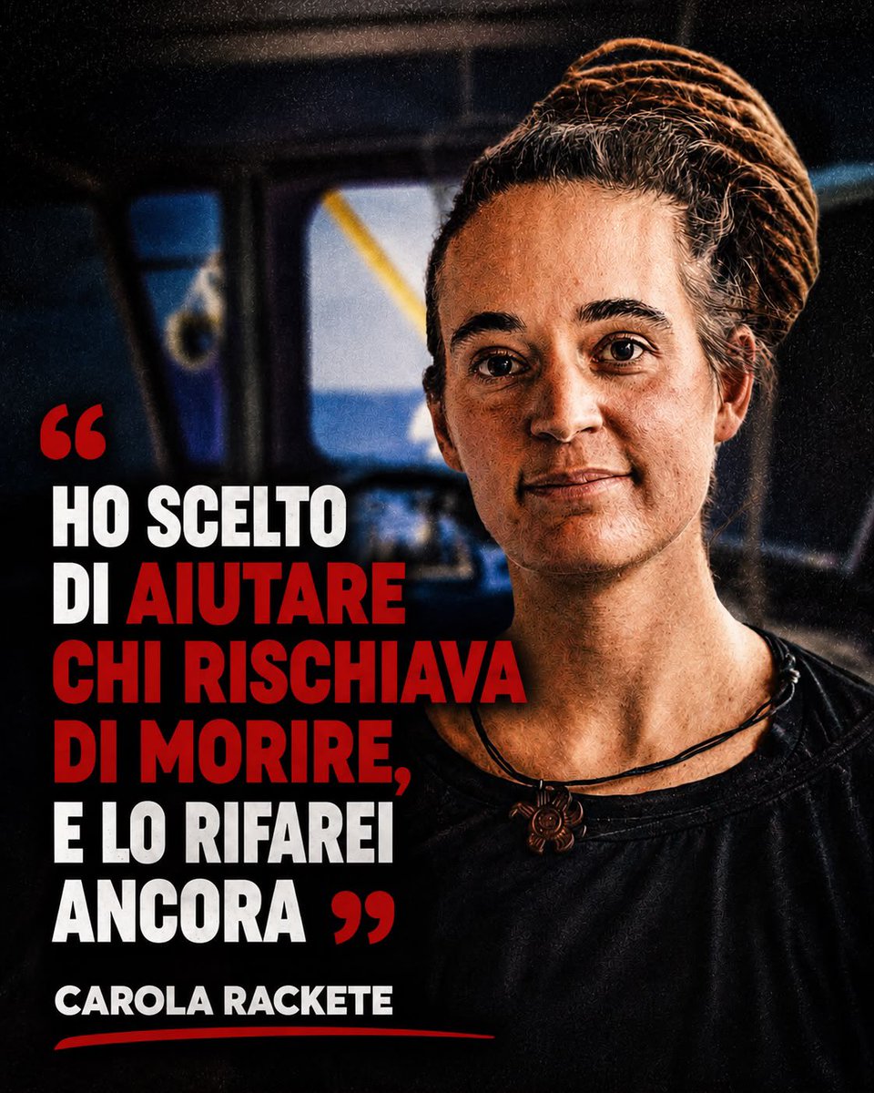 soumi_ds's tweet photo. Sono cresciuta con privilegi che non tutti hanno la fortuna di avere. 

Ho potuto studiare, frequentare l’università, nascere in un Paese ricco e avere un passaporto che mi ha aperto molte porte. Quando ho preso piena coscienza di tutto questo, ho sentito nascere dentro di me una responsabilità: mettere quei privilegi al servizio di chi non aveva avuto le stesse opportunità.

Per questo ho scelto di dedicare una parte della mia vita al soccorso in mare. Ogni persona salvata rappresentava, prima di tutto, una vita umana da proteggere.

Quando la nave Sea-Watch arrivò nel porto di Lampedusa dopo aver tratto in salvo decine di persone rimaste per giorni in mare, fui arrestata. Accettai le conseguenze delle mie scelte, convinta di aver fatto ciò che ritenevo giusto.

In seguito, la magistratura esaminò quella vicenda e stabilì che il mio operato durante le operazioni di soccorso non integrava i reati contestati.

Ciò che mi ha colpita di più, però, non è stato il procedimento giudiziario, bensì l’ondata di odio che si è abbattuta su di me. Ho ricevuto insulti, minacce e auguri di violenza. C’è stato perfino chi ha sperato nell’affondamento della nave o nella morte delle persone che avevo il compito di proteggere.

Credo che questa sia una delle espressioni più dolorose del degrado umano: perdere empatia verso chi soffre e rispetto verso chi, assumendosi le proprie responsabilità, affronta le conseguenze delle proprie azioni senza nascondersi.

Eppure, nello stesso tempo, ho conosciuto anche un’altra Italia. Un’Italia fatta di persone che non accettano l’indifferenza, che scelgono di tendere una mano a chi è in difficoltà e che rifiutano di alimentare contrapposizioni tra persone vulnerabili.

Per me la vera divisione non è tra italiani e stranieri, né tra chi vive una tragedia e chi ne affronta un’altra. La differenza è tra chi soffre e chi specula sulla sofferenza, tra chi opprime e chi è oppresso, tra chi sceglie la solidarietà e chi preferisce usare il dolore degli altri per alimentare paura e divisione.

La storia ci insegna che molte ingiustizie, un tempo considerate normali o perfino legali, sono state superate grazie al coraggio di donne e uomini che hanno deciso di opporsi. È grazie a loro se oggi guardiamo a quelle discriminazioni come a qualcosa che non dovrebbe mai più ripetersi.

Per questo continuo a credere che l’umanità venga prima di tutto. E che, quando una vita è in pericolo, la scelta di tendere una mano non dovrebbe mai diventare motivo di divisione, ma il punto da cui ripartire per riscoprirci, prima di ogni altra cosa, esseri umani.