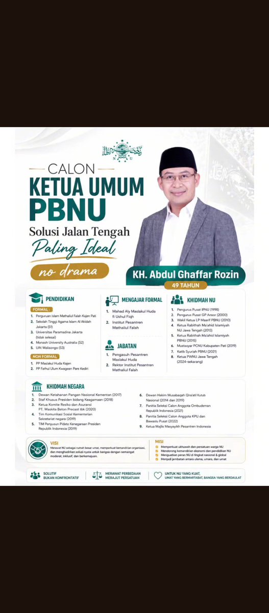 IAsiany34718's tweet photo. Ketua NU Jawa tengah tgaskan
Sistem kemanusia haru lebih di eratikan

#berKhidmatberMartabat https://t.co/HrfhvuYWp0