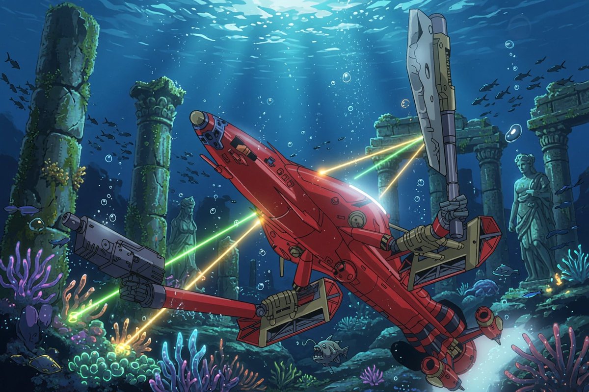 WillMill's tweet photo. @petkevichdan @Willob @UlyssesInc All I got from this was you guys are going to take the grappler ship from Outlaw Star and look for Atlantis with it. 

Correct? https://t.co/iakUFX6jIP
