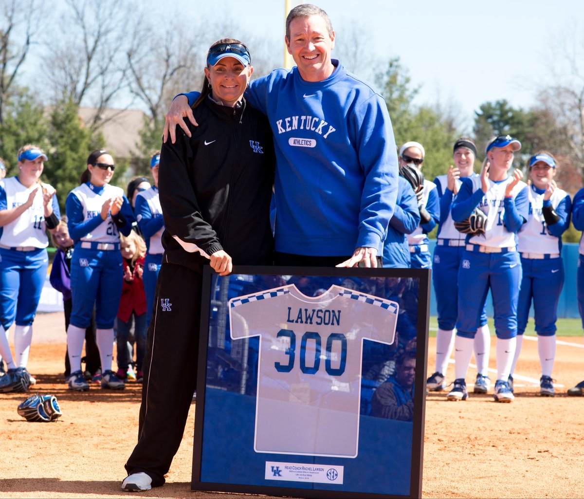 UKsoftball's tweet photo. A tenure that will have a lasting impact on Kentucky Athletics — and the entire University — the Barnhart family will be missed but their legacy will always remain! Thank you for all you have done💙 https://t.co/JXEWGiVdt7