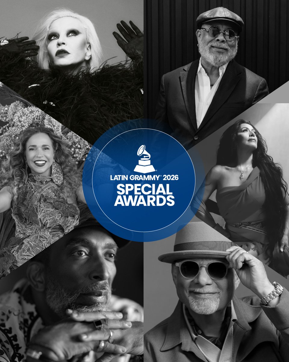 JUNIORCABRERA07's tweet photo. 🎖️ LATIN GRAMMY RINDE HOMENAJE A GRANDES FIGURAS DE LA MÚSICA LATINA

La Academia Latina de la Grabación reconoce este año a destacados artistas con el Premio a la Excelencia Musical y el Premio del Consejo Directivo.
#LatinGRAMMY https://t.co/eEgk8a67Nn