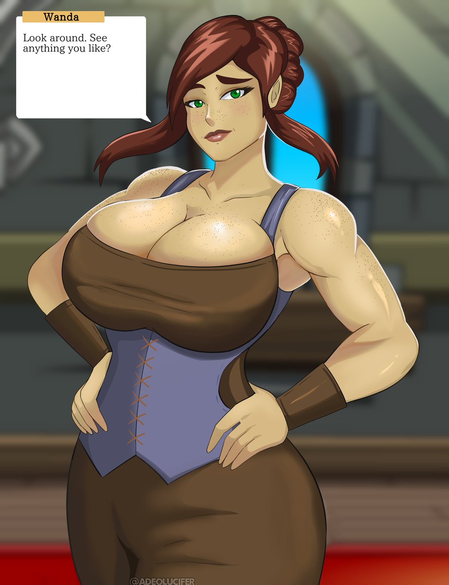 AdeoLucifer's tweet photo. "She's got me spending"🎶🎵

Wanda from Bladehaven fanart https://t.co/96citcGjkk