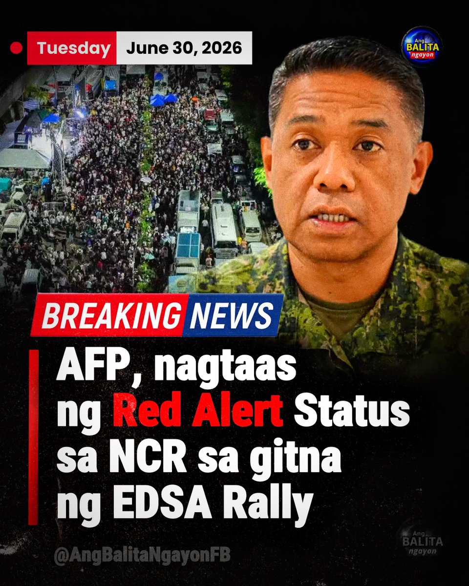 Afp Rally Red Allert BREAKING: AFP, NAGTAAS NG RED ALERT SA NCR HABANG NAGPAPATULOY ANG ...