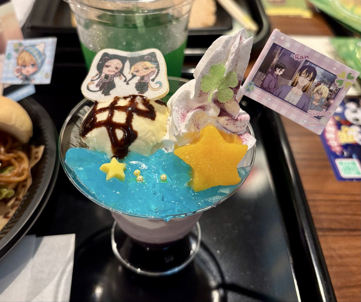 RosePrunelle's tweet photo. 付き添いでナンジャ🐱
未履修でごめんだけどめちゃくちゃ美味しかった😋
黄瀬くんにも会えてラッキー✌️ https://t.co/MD9sgqmwWc
