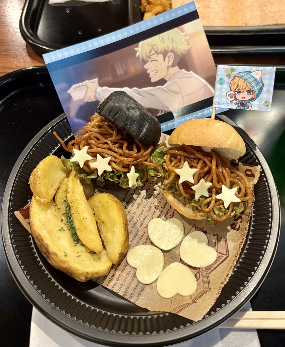RosePrunelle's tweet photo. 付き添いでナンジャ🐱
未履修でごめんだけどめちゃくちゃ美味しかった😋
黄瀬くんにも会えてラッキー✌️ https://t.co/MD9sgqmwWc