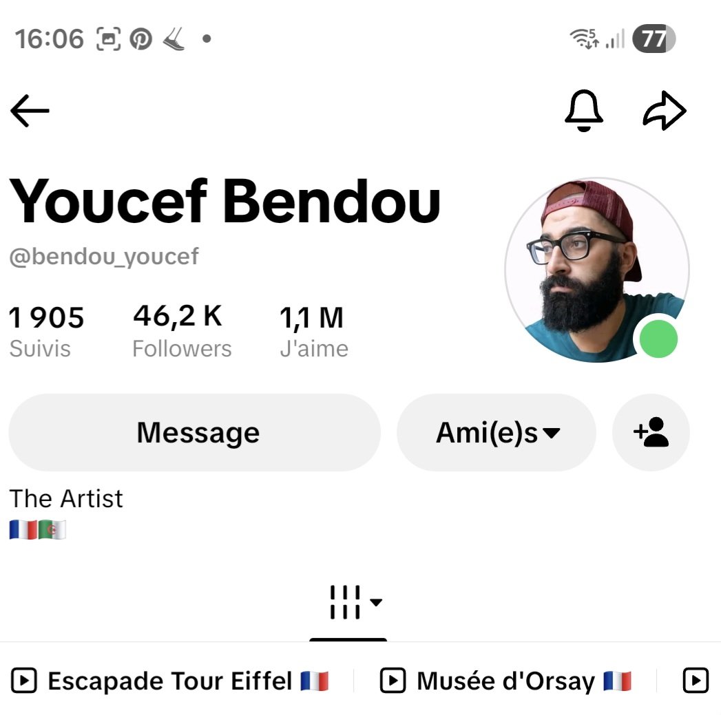 BendouYoucef's tweet photo. Statistiques TikTok 30/06/2026 https://t.co/dUrVy5NTtF