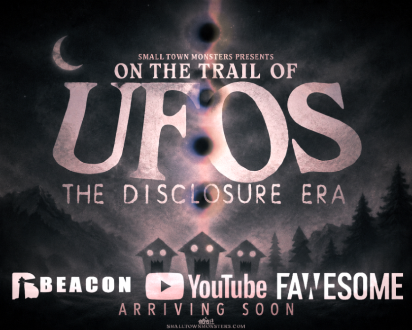 streambeacontv's tweet photo. Episode 1 of On the Trail of UFOs: The Disclosure Era is now available on BeaconTV! 

Have you ever seen a UFO? Spill the tea! 👽🛸☕️

@small_town_monsters @shannonlegro_of_intothefray @hey_strangeness 

#streambeacontv #beacontv #smalltownmonster https://t.co/2Owi9wB2hM