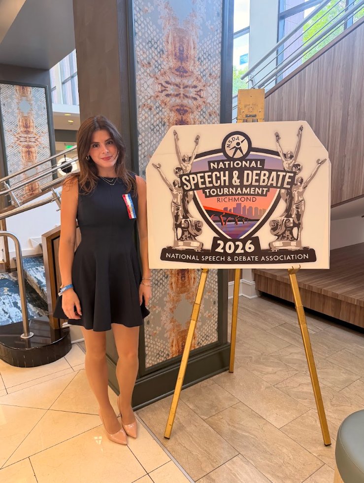 DePaulPrep's tweet photo. Congratulations to Avery Putman ‘27 for earning 15th in the country at the National Speech and Debate Tournament held June 14-19, 2026, in Richmond, VA. Also representing DePaul College Prep were Ava Weber ‘27 and Finola Krikorian ‘28. https://t.co/ut4aFNdOj9