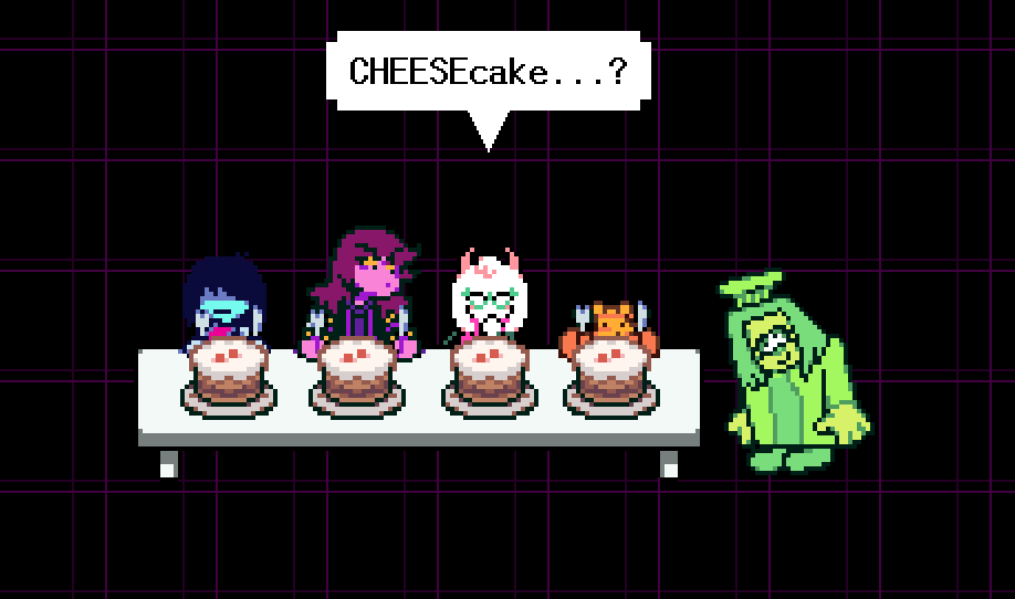 dessbian's tweet photo. // DELTARUNE SPOILERS

dude is there literally any way to end this fight without him stereotyping orange https://t.co/uOFZ5MSfZ1