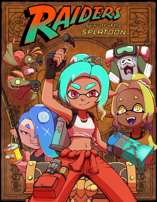 U-Tarou - ﾁｬ~ﾝﾁｬﾗﾝﾁｬ~ﾝ♪ﾁｬ~ﾝﾁｬﾗ~♫ (冒険したくなる某テーマ曲) #SplatoonRaiders #スプラトゥーンレイダース https://t.co/Vud1gAof6m