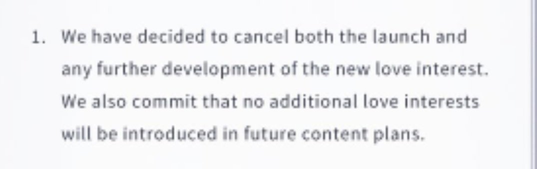 Roofshadow_'s tweet photo. The statement deliberately avoids mentioning Valko by name,making the wording intentionally more general.Since they explicitly state below that everything else planned for Version 6 remains unchanged,do you think there's still a chance that Valko could appear in a future update? https://t.co/jNU6Z1enUI