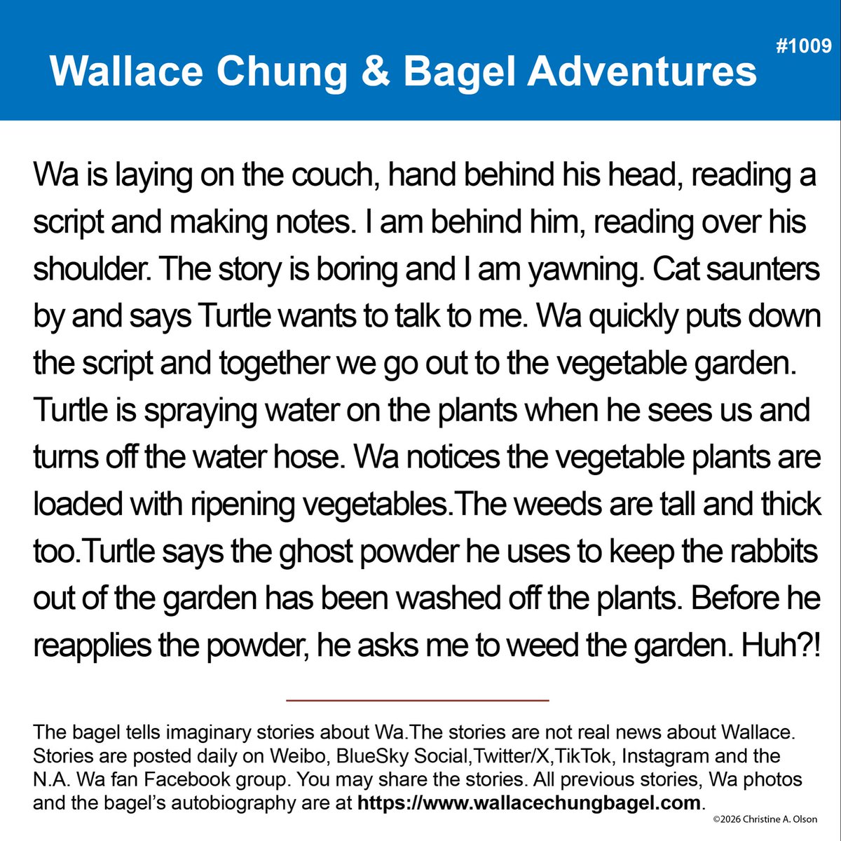 ChrisOlsonTweet's tweet photo. Wa checks vegetables! Wa去查看蔬菜了！
汉梁Otourconcert #Iamthebagel #zhonghanliang #wallacechung #WallaceChungBagelAdventures https://t.co/HUGPcWqwiu. https://t.co/9ycrTRjanT