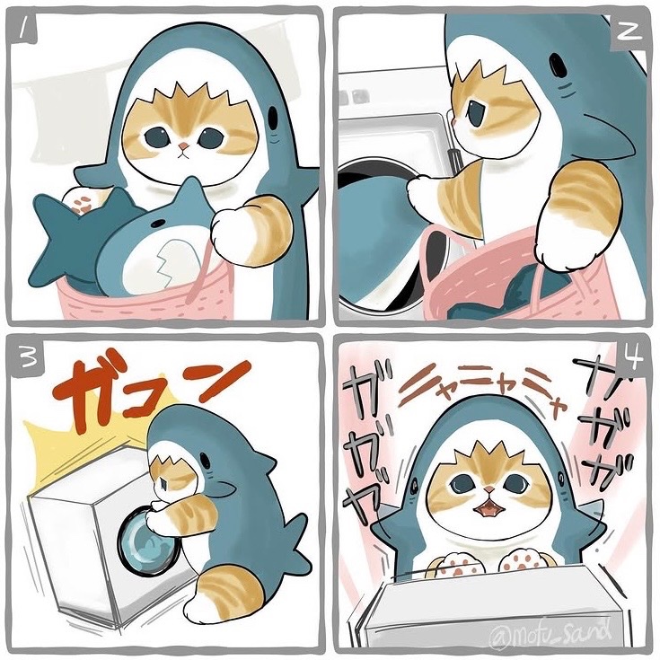 mofu_sand's tweet photo. 【水曜朝8時更新】
mofusandアニメ第26話配信🦈
ぐるぐるお洗濯。

YouTubeアニメ視聴はこちらから
👇
https://t.co/rNCTRa2LYX https://t.co/hPRjmyYawl